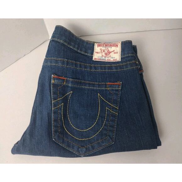 Women's True Religion Bobby Blue Jeans Bootcut # 112790 - Picture 6 of 6